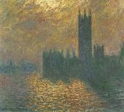 Claude Monet Houses of Parliament,Stormy Sky oil on canvas